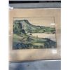Image 2 : EARL 1930'S WATERCOLOR PAINTING SIGNED WITH ARTIST INFO ON BACK, APRAIED AT $100