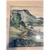 Image 3 : EARL 1930'S WATERCOLOR PAINTING SIGNED WITH ARTIST INFO ON BACK, APRAIED AT $100