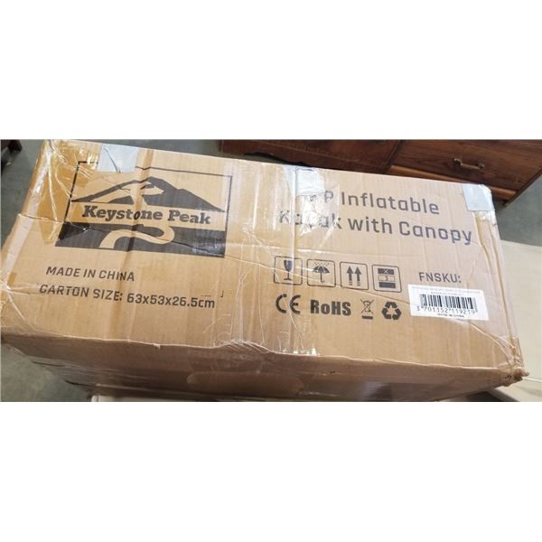 KEYSTONE PEAK INFLATABLE KAYAK WTH CANOPY