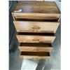 Image 2 : 4 DRAWER WOOD DRESSER