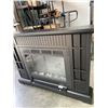 Image 3 : BLACK ELECTRIC FIREPLACE MANTEL