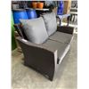 Image 2 : RATTAN CANVAS COLLECTION LOVE SEAT