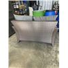 Image 4 : RATTAN CANVAS COLLECTION LOVE SEAT