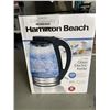 Image 2 : HAMILTON BEACH 1.7L ELECTRIC GLASS KETTLE - TESTED WORKING