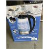 Image 3 : HAMILTON BEACH 1.7L ELECTRIC GLASS KETTLE - TESTED WORKING