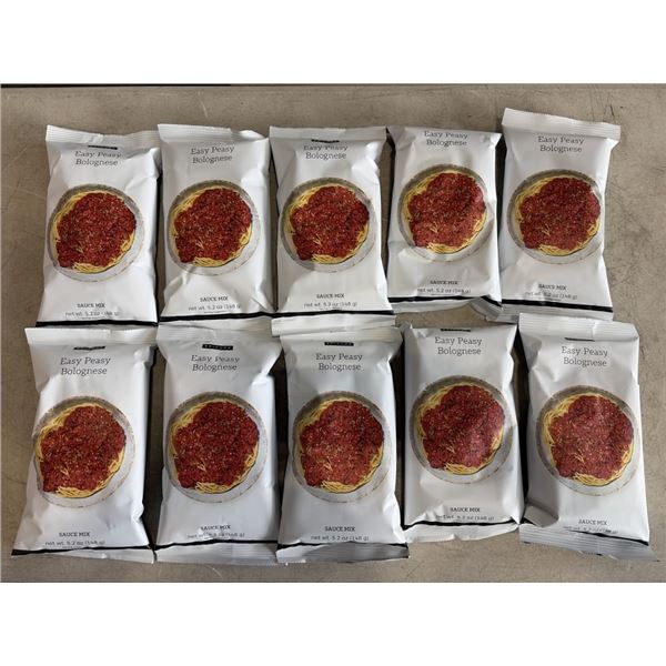 10 NEW PACKS EPICURE NON-PERISHABLE EASY PEASY BOLOGNESE SAUCE