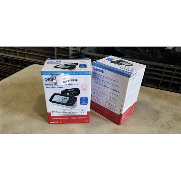 2 OMRON BLOOD PRESSURE MONITORS