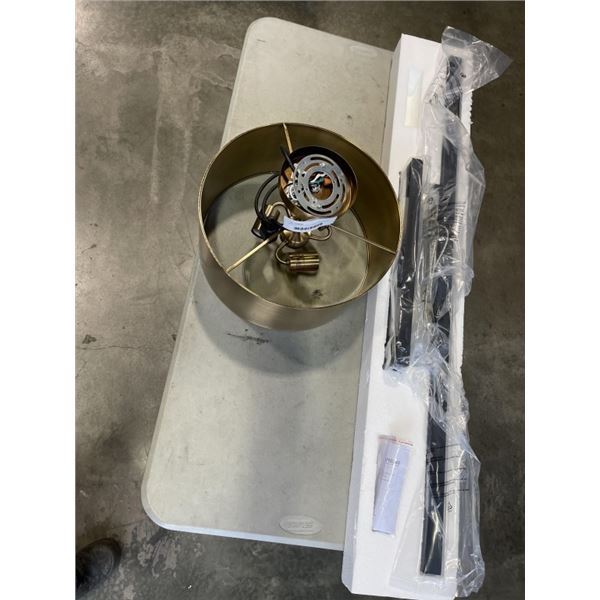NEW LED LIGHT BAR PENDANT AND BRASS HANGING FIXTURE