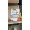 Image 1 : TINY GEEKS TUNES KIDS BOOMBOX CD PLAYER AND YELLOW MOUNTAIN MANCALA