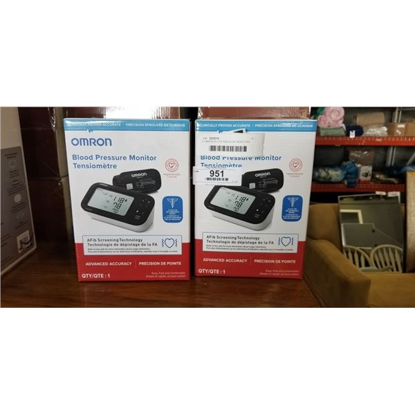 2 OMRON BLOOD PRESSURE MONITORS