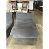 Image 2 : PAIR OF GREY FABRIC MCM LOOK LOUNGE CHAIRS
