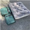 Image 1 : LARGE AS NEW DOG/PET BED AND 2 UTILITY BLANKETS