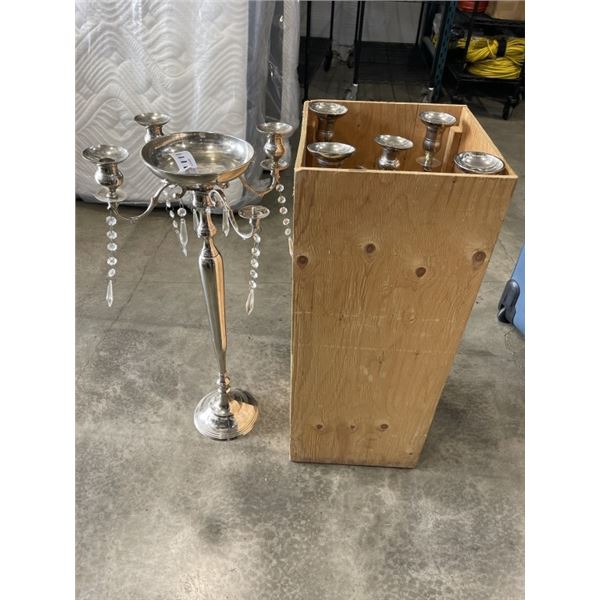 2 LARGE CANDLEABRAS