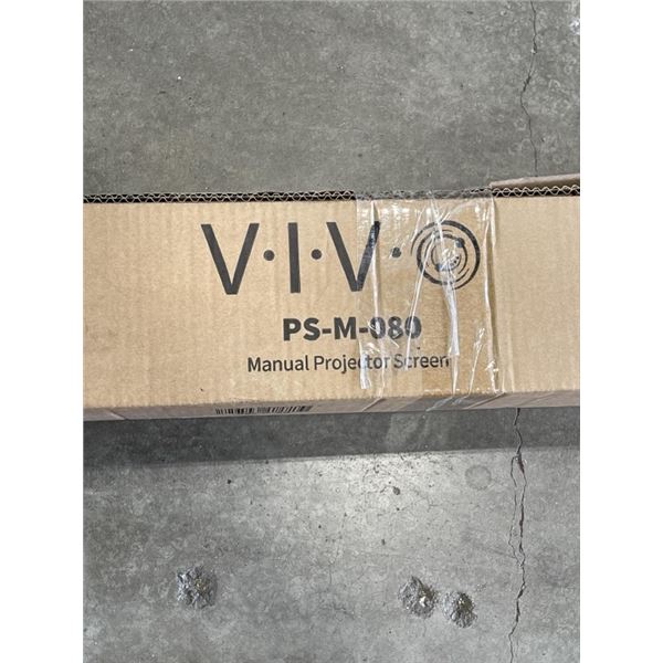 VIVO 80" MANUAL PROJECTOR SCREEN. 16:9