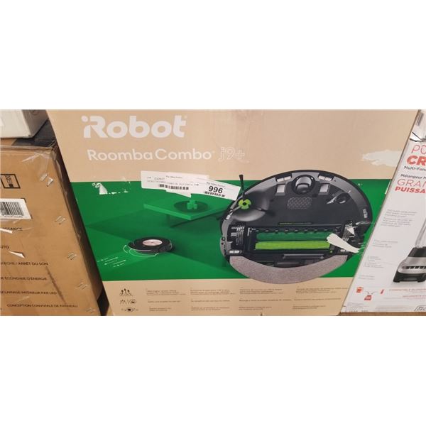 IROBOT ROOMBA COMBO J9+ SELF EMPTYING ROBOT VACUUM AND MOP - TESTED WORKING, RETAIL $1799