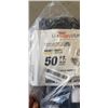 Image 2 : HEAVY DUTY 50 FT BLACK LIGHTED EXTENSION CORD. 14AWG/3C