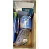 Image 2 : TRAY OF BETTER BOAT ITEMS INCLUDING CLAMP ON SWIVEL BOAT SEAT, BILGE PUMP HOSE KIT, DOCK LINES, ANCH