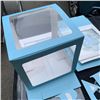 Image 5 : SEVEN NEW SETS OF BLUE BABY  CLEAR BOXES FOUR BOXES PER SET WITH LETTERS AND FIVE CLEAR BABY SHOWER 