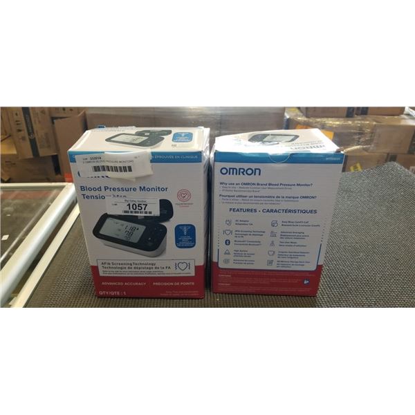 2 OMRON BLOOD PRESSURE MONITORS