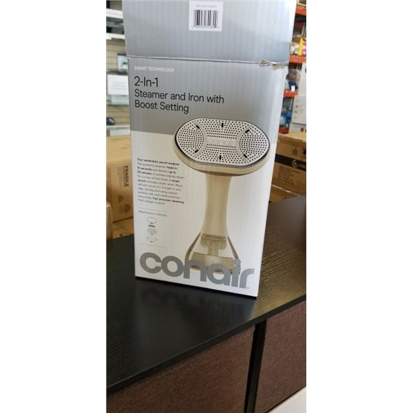 CONAIR STEAMER & IRON WITH BOOST SETTING
