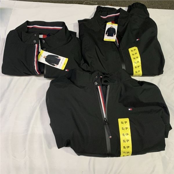 THREE NEW MEN 'S SMALL TOMMY HILFIGER JACKETS