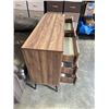 Image 4 : MODERN 6 DRAWER DRESSER, DAKR FINISH