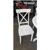 Image 2 : WHITE ROUND DINING TABLE WITH 4 CHAIRS