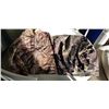 Image 1 : CABELAS WINTER HUNTING JACKET SIZE LARGE, AND UNDER ARMOUR CAMO ZIP UP SIZE XL