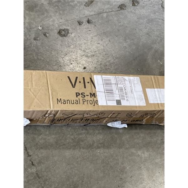 VIVO 80" MANUAL PROJECTOR SCREEN. 16:9