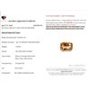 Image 1 : 4.4 CT CERTIFIED BROWN TOPAZ GEMSTONE ($7,260 APPRAISAL)
