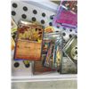 Image 4 : TRAY OF SHINY POKEMON CARDS, LOOSE CARDS AND AN OVERSIZE CARD