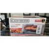 Image 2 : BLACK AND DECKER 4-SLICE AIR FRY TOASTER OVEN - TESTED WORKING, RETAIL $179