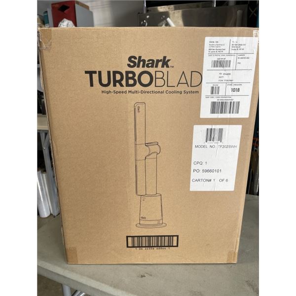 SHARK TURBO BLADE 31.57" TOWER FAN - TESTED WORKING, RETAIL $349