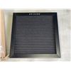 Image 2 : 2 NEW 14 INCH X 14 INCH FELT LETTER BOARDS WITH LETTERS AND NUMBER SHEETS
