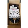 Image 1 : HEAVY DUTY 25 FT BLACK LIGHTED EXTENSION CORD. 10AWG/3C