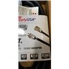 Image 2 : HEAVY DUTY 25 FT BLACK LIGHTED EXTENSION CORD. 10AWG/3C