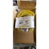 Image 1 : HEAVY DUTY 50 FT YELLOW LIGHTED 3 OUTLET EXTENSION CORD. 12AWG/3C