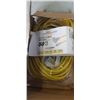 Image 2 : HEAVY DUTY 50 FT YELLOW LIGHTED 3 OUTLET EXTENSION CORD. 12AWG/3C