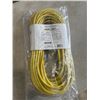 Image 2 : 75 FOOT HEAVY DUTY LIGHTED YELLOW EXTENSION CORD. 16AWG/3C