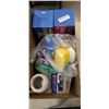 Image 2 : TRAY OF BETTER BOAT ITEMS INCLUDING TRAILER JACK + WHEEL, 25FT BOAT HOSE, 2 BOAT BLOWER HOSES, DECK 