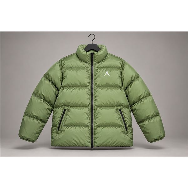 Jordan Men's Puffer Jacket– Green– Size Large