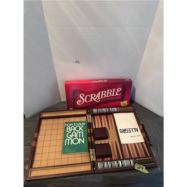 Backgammon and Scrabble games