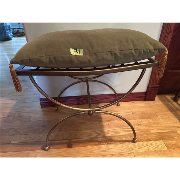 Metal Hall stand/stool with side table