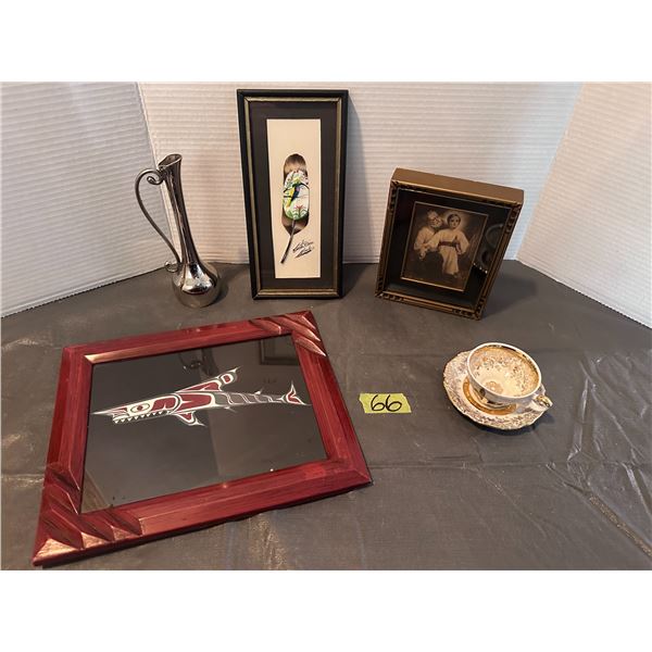 Assorted home décor items