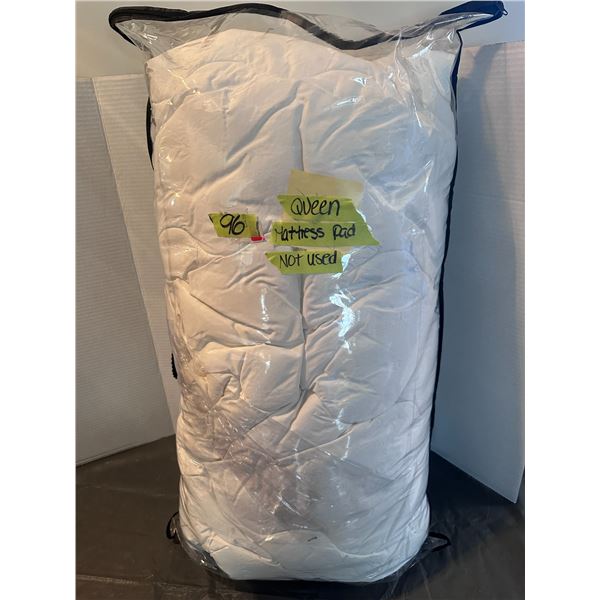 Queen sized mattress pad, never used