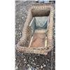 Image 4 : Early 20th Century Wicker Baby Carriage with Metal Wheels and Wood Handles