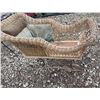 Image 5 : Early 20th Century Wicker Baby Carriage with Metal Wheels and Wood Handles