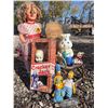 Image 1 : Dolls and Toys Including Pillsbury Doughboy, Simpsons, and Cracker Jack Doll