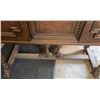 Image 4 : Ornate Wooden Sideboard Buffet with Decorative Carvings and Storage Compartments