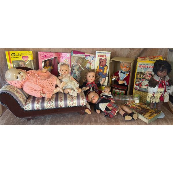 Large Mixed Lot Dolls Shirley Temple Collection Vintage Clothing Shoes Accessories